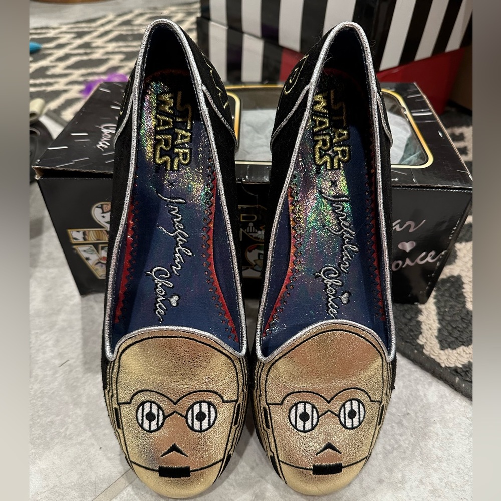 Star Wars C-3PO Shoes - loafer/flats - Irregular Choice Brand - sold at Disney.